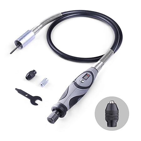 Tacklife RTXA36 Biegsame Welle Verlängerungaufsatz mit Schnellspannbohrfutter Universell für Multifunktionswerkzeug (109cm la