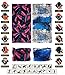 9PCS & 6PCS Multifunctional Stretchable Sport & Casual Headwear, Headband Scarf Bandanna Headwrap Mask Neckwarmer & More 12-in-1