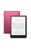 Amazon Kindle Paperwhite Signature Edition 32GB (newest model) – 20% faster with auto-adjusting front light, wireless charging, and weeks of battery life – Metallic Raspberry