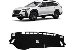 KUST Car Dash Cover for Subaru Outback 2020 2021 2022 2023 2024 2025 Left Hand Driving Dashboard Cover Polyester Dash Mat Non-Slip Interior Accessories for Subaru Outback No Glare Black