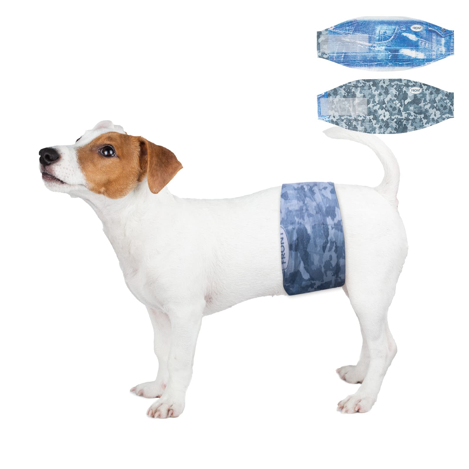 Dono Widened Dog Nappies Male,24 pcs,Dog Diapers,Super Absorbent Leak-proof Dog Belly Bands,Incontinence,Dog Training,Traveling,Excitable Urinary,XS,S,M,L