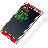 Hosyond 3.5 Inches TFT LCD Touch Screen Shield Display Module 480x320 SPI Serial ILI9488 with Touch Pen Compatible with Arduino R3/Mega2560 Development Board