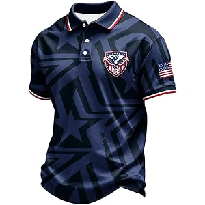 USA Soccer Jersey Men,Football Cup 2026 USA Graphic Star Stripe Soccer Polo Summer Casual Short Sleeve Football Cup Shirts