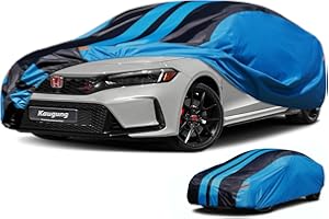 Kaugung Car Cover Waterproof Custom Fit Honda Civic（1995-2025）, Full Exterior Cover for Automobiles Lightweight Resistant Outdoor SunUV Rain Dust Snow Wind Protection.