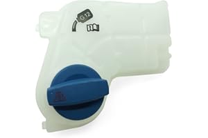 UnayKolb 603-638 Coolant Reservoir Tank With Cap Compatible With 2001-2010 Audi A4 1.8L/2.0L/2.8L/3.2L 8E0121403 8E0121321