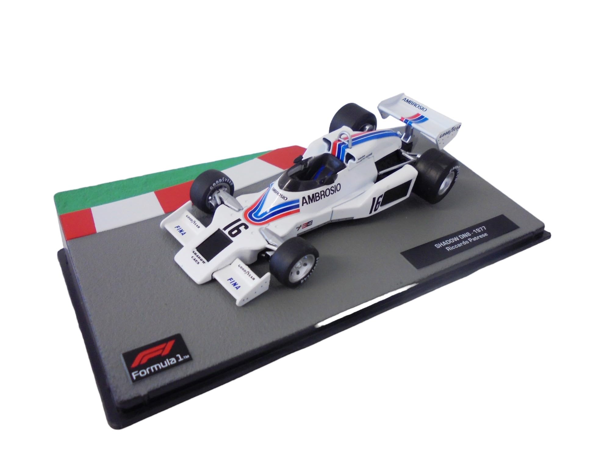 OPO 10 - Formula 1 1/43 miniature car compatible with SHADOW DN8 Riccardo Patrese 1977 - FD211