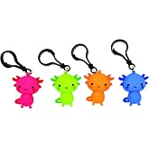 Raymond Geddes Axolotl Backpack Buddy Keychain (Pack of 24) - Axolotl Keychain Pets - Adorable Keychains Party Favors