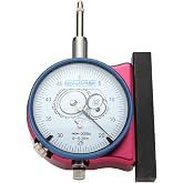 Edge Technology 42-000 Tool Post Indicator - Quick‑Mount Dial Indicator Holder for Lathe Tool Posts, Fast Precision Alignment for Turning, 0.0005" Graduation Indicator, Padded Case