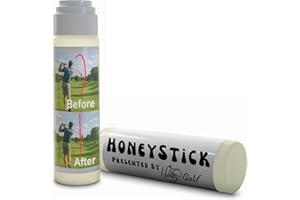Honey Golf HoneyStick Anti Slice Gel for Golf Clubs - Anti-Hook Spin Reducer for Driver, Woods, Hybrids, Irons - Golf Accessories for Men - Golfers Must Haves & Essentials
