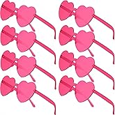 Virtue morals Heart Glasses Heart Shape Sunglasses for Valentine Mardi Gras Summer Women's Party Favor