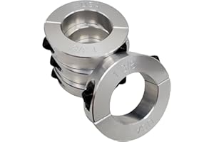 Coastal Shaft Collars - 1.375" Bore Diameter - Clamping Two Piece Shaft Collar - 2024 Aluminum (4 Pack)