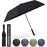 DryDay Premium Umbrellas for Rain, Large Windproof Double Canopy Umbrella, 10 Aluminum Ribs, Sturdy Frame, Auto Open Close Unique Handle, Windproof & Waterproof Umbrella for Women & Men