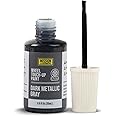 Mission Automotive Dark Metallic Gray Car Rim Paint for Tesla Model S 19 - Aero Wheel Rims Touch Up Paint Model 3 18, Blends Well & Easy to Apply - Alloy Wheel Repair