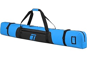 Tonesport Padded Ski Bag For Air Travel - Waterproof, Up to 175 CM Skis