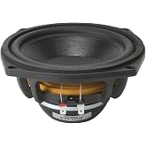 B&amp;C Speakers 6NDL44 6.5-inch Woofer Neo Mid Bass Audio Speaker 200 Wrms 400 Watts Peak 1 in. Copper Voice Coil 8 Ohm