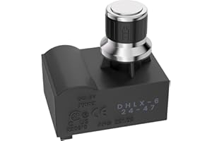 Uniflasy 6 Outlets Tact Push Button Grill Ignitor Universal for Nexgrill, Nexgrill, Char-Broil, Brinkmann, Charmglow, Grillmaster and Others Chrome Coated Spark Generator Switch Electric Igniter