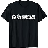 Hawaiian Aloha Hibiscus Flower Hawaii Surfer T-Shirt