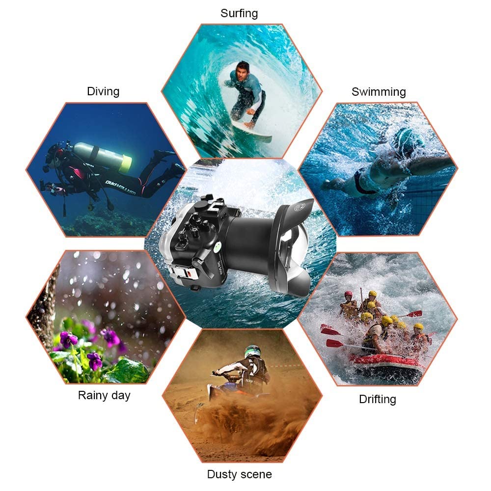 Seafrogs Underwater Housing for Canon EOS R5 +WA005A 6