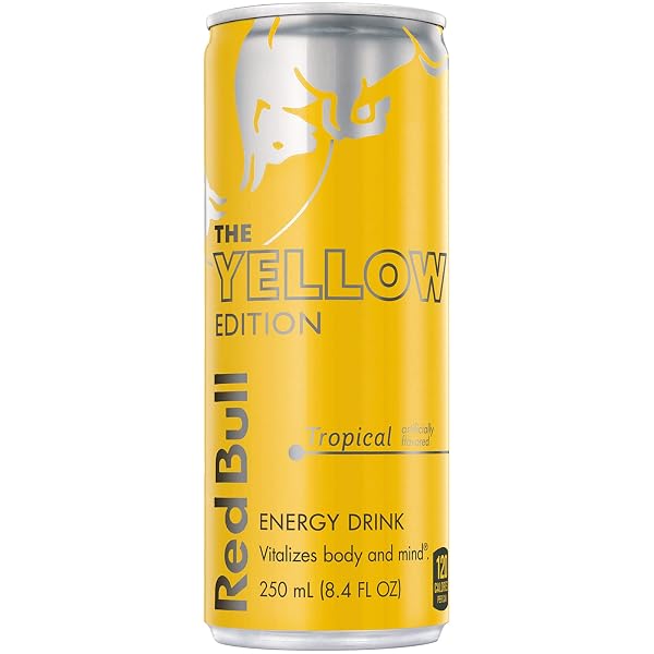 RED BULL TROPICAL YELLOW EDITION ENERGY DRINK, 8.4...