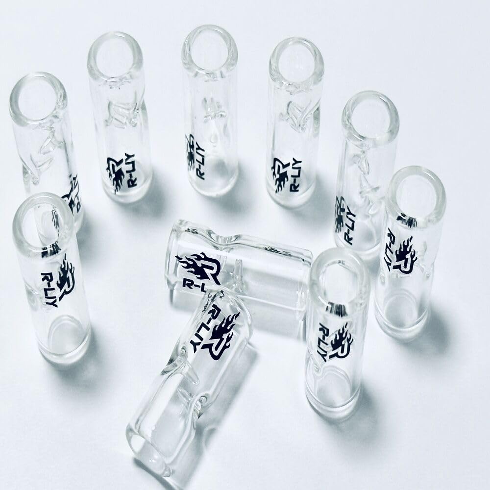 glass filter tips /10pcs (transparent color)12mm diameter