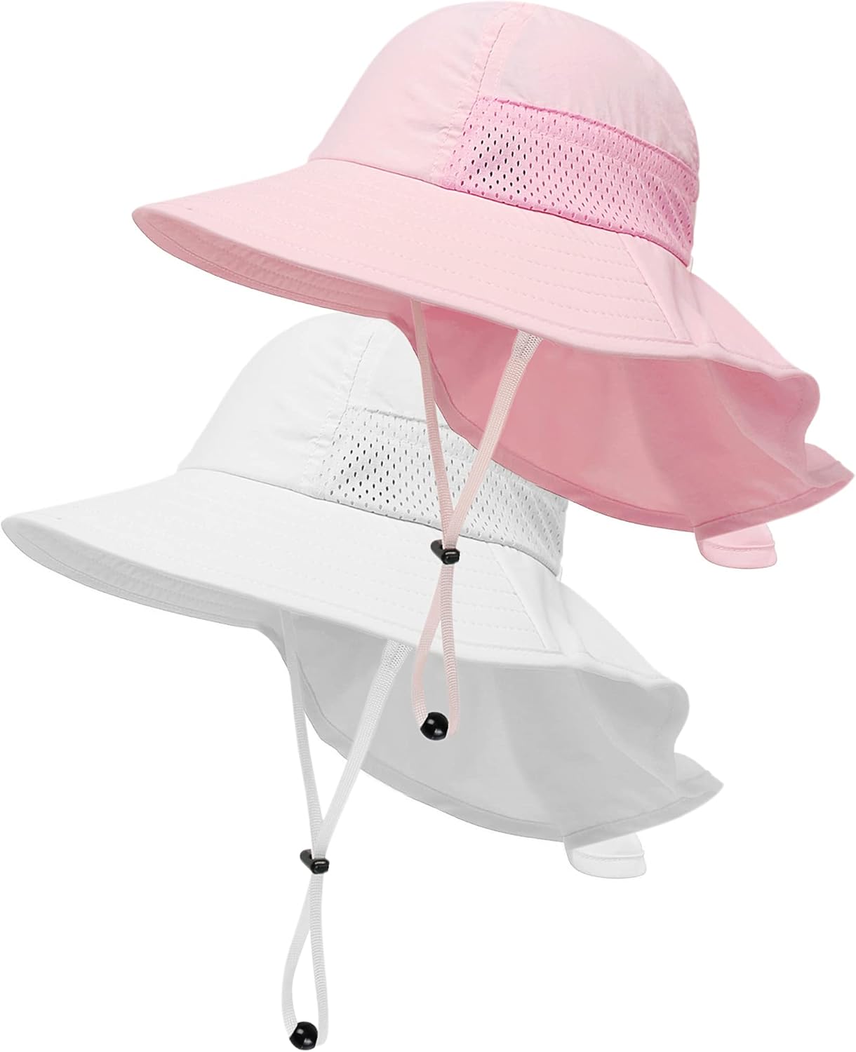 Adjustable Wide Brim Sun Hats for Kids