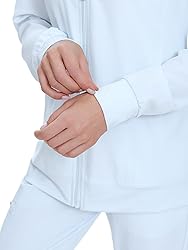 COZYFIT Scrub Jackets for Woman, Zip Front Nurse