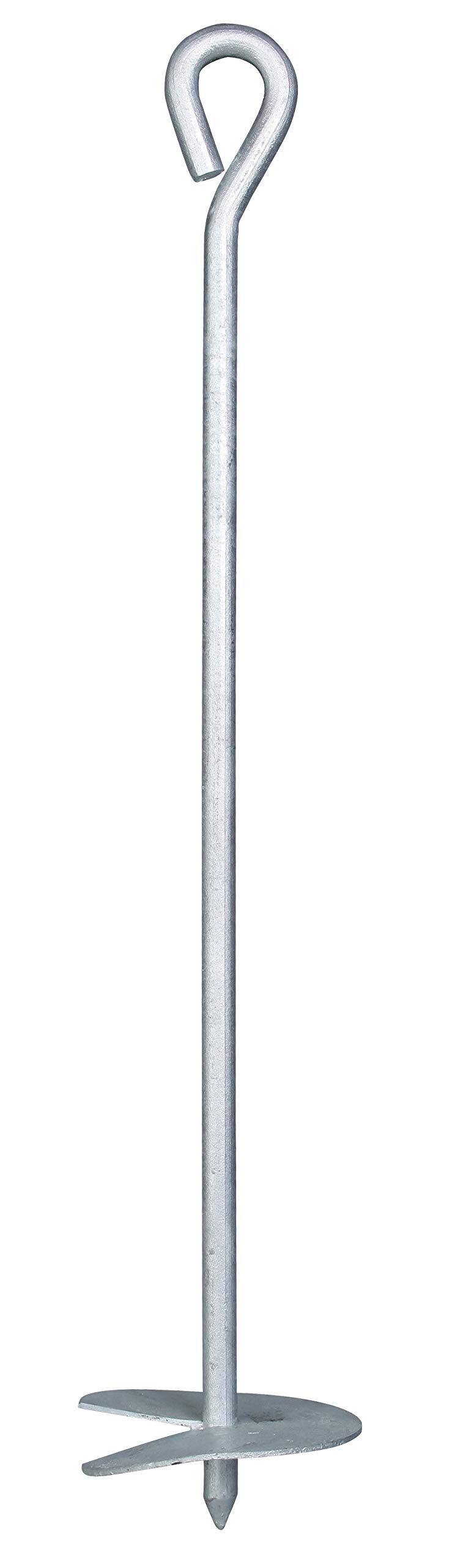 Gah-Alberts 204938 Ground Anchor for Screwing in Hot-Dip Galvanised Total Length 525 mm