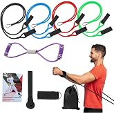 Baseball Resistance Bands for Pitchers &ndash; Pro-Grade Arm Strength &amp; Pitching Bands | 4-Level Adjustable Resistance Bands for Baseball/Softball Training (All Ages)