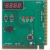 PC Motherboard Diagnostic Card, 4-Digit Card PC Analyzer Computer Diagnostic Motherboard Post Tester for PCI & ISA