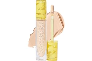 Kosas Revealer Concealer - Medium Coverage Makeup with Hyaluronic Acid, Conceals Dark Circles Under Eyes, Dark Spots and Blemishes + Brightens, Hydrates, Long-Lasting & Vegan,(Tone 03 W)