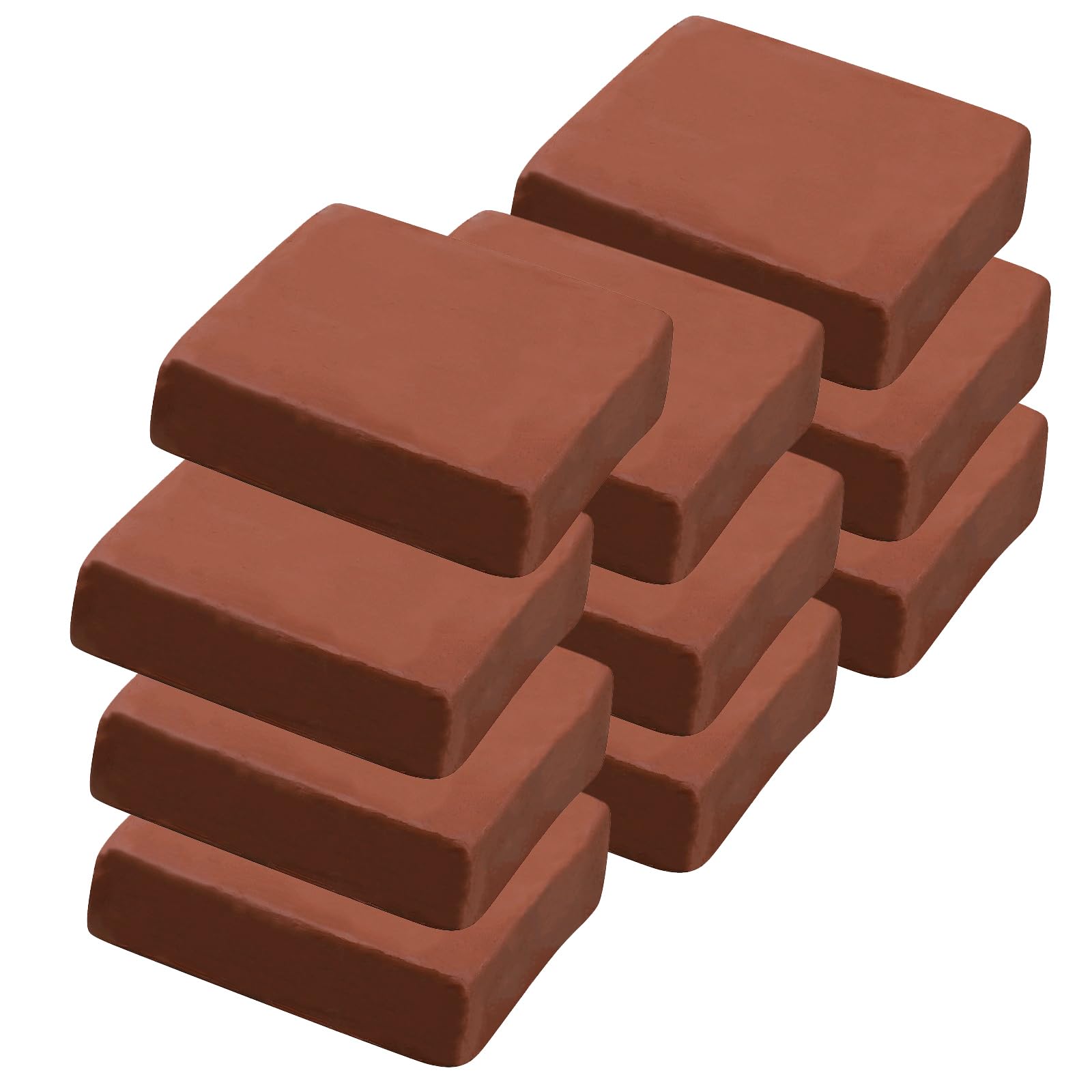 Photo 1 of 10 lb Terracotta Natural Air-Dry Clay for Pottery;Ideal for Wheel Throwing,Hand Building,Sculpting