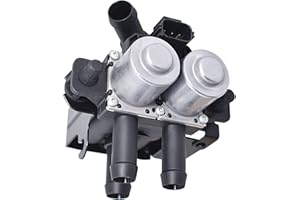 Silscvtt Heater Control Water Valve HVAC Vacuum Solenoid Valve YW4H18495AA 5-Port Compatible Replacement for Ford Thunderbird Jaguar S-Type Lincoln LS 2000-2003