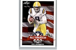 2020 Leaf Draft #61 Joe Burrow RC - LSU Tigers Cincinnati Bengals (All-American) (RC - Rookie Card) NM-MT NFL Trading Football Card