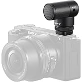 Sony Vlogger Shotgun Microphone ECM-G1, Auxiliary | When connected via, Wind screen for trouble-free outdoor shooting, Auxiliary, Large-diameter, 14.6 mm capsule, Small, Compact