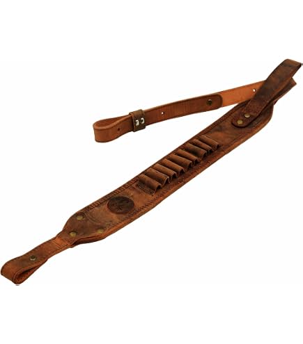 Jeu De Crochets & élingue En Cuir/suede Pour Fusil/singe - Calibres .45-70, .22LR, 12GA Etc. - Neuf, Marque Wayne's Dog