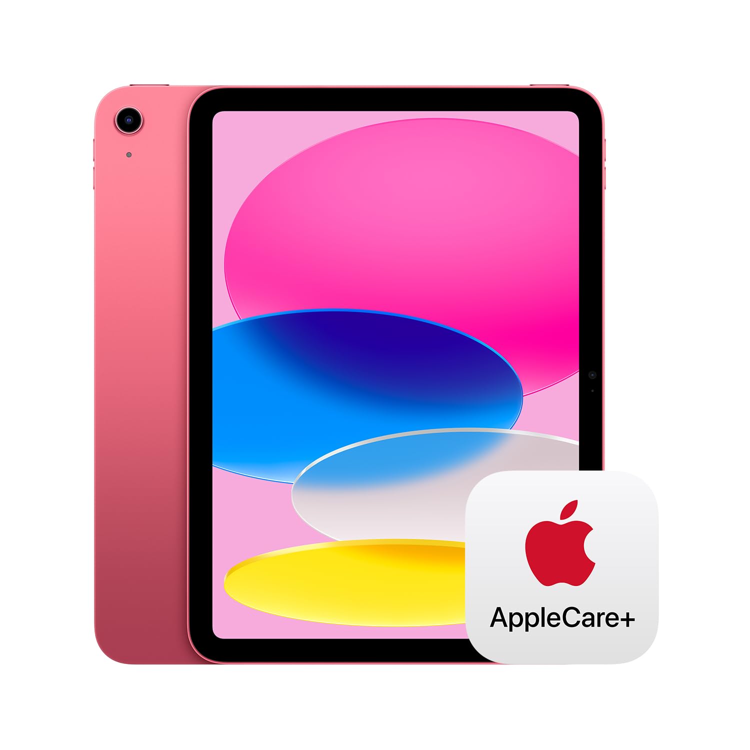 Apple iPad 11-inch: A16 chip, 11-inch Model, Liquid Retina Display, 128GB, Wi-Fi 6, 12MP Front/12MP Back Camera, Touch ID, All-Day Battery Life — Pink with AppleCare+ (2 Years) Image