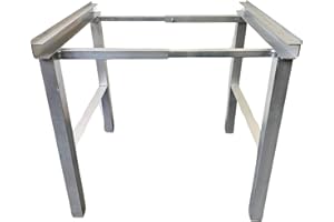 F AND L ALUMINUM PARTS F&L Heavy-Duty Aluminum Air Handler Stand – High-Efficiency HVAC Unit for Superior Air Circulation – Corrosion-Resistant, Durable & Energy-Efficient for Home & Commercial Use (24" Tall 22" Deep HD)