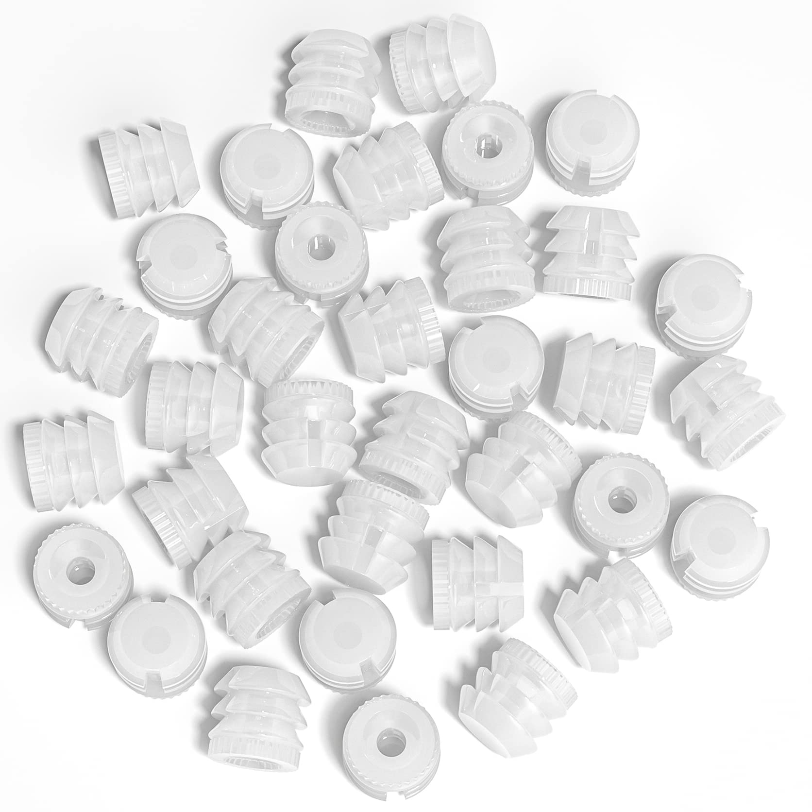 100 PCS Plastic Hinge Dowel Inserts