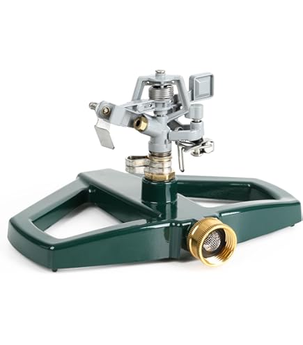 Orbit Cyclone II Zinc Non-Tipping Base Whirling Sprinkler 1250 sq ft 1