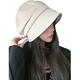 Nanwansu Women Visor Beret Cap Newsboy Hat Lady Baker Hat Cotton Sun Hat