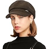 Women's Newsboy Hats Fashion Vintage 8 Panels Visor Beret Cabbie Cap Ladies Paperboy Cap