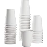 Karat 8oz Paper Hot Coffee Cups [1000 ct] Disposable, Leak-Resistant Double Poly-Lined Cups for Hot Beverages - Ideal for Cafes & Restaurants, 80mm | White