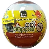 Nema Globe Pot Popper Organic Indoor Fungus Gnat & Insect Control 8x1 Million Beneficial Nematodes (S.Feltiae) , white