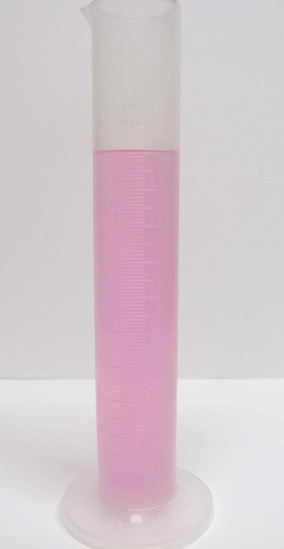 PLASTIC LABORATORY MEASURING CYLINDER 100ML (HOMEBREW WINE & BEER TRIAL JAR)