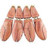 Cedar Space Cedar Shoe Trees for Men, 7.5-14 Sizes Cedar Shoe Trees, 2 Pairs Wooden Shoe Stretcher Tree