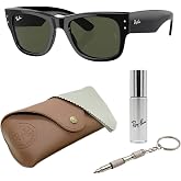 Ray-Ban RB0840S MEGA WAYFARER Square Sunglasses with Official Eyewear Kit