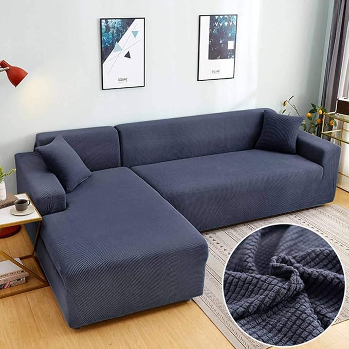 Stretch Sofa Covers L Shaped Corner Full Cover Sofa Slipover Couch 