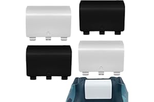 ANGLEPINGPING 4 Pack Battery Back Cover for Xbox Series X/S Controller,Back Cover for Xbox Series X/S Controller,Battery Back Shell Cover Repair Part Replacement for Xbox Series X/S[NOT for Xbox One & One X/S]