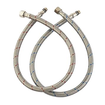 Sink Faucet Supply Line Extension 24 Inch C3 8 Braided Stainless