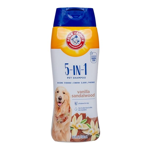 ARM & HAMMER FOR PETS 5-IN-1 DOG SHAMPOO...